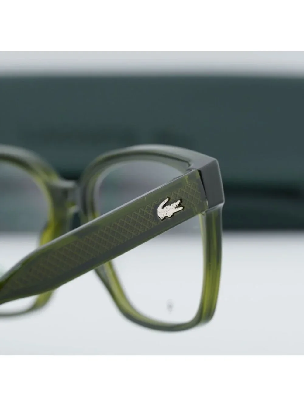 Lacoste L2962 275 Square Eyeglasses 54mm - Khaki Green